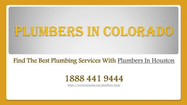 Find the best plumbing services with Plumbers in Houston