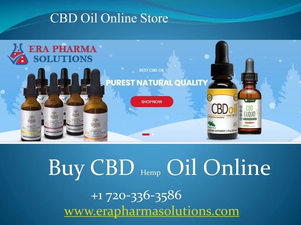 cbd oil online store