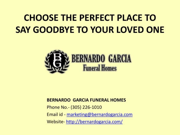 Funeral Home Miami Offers Reliable Services