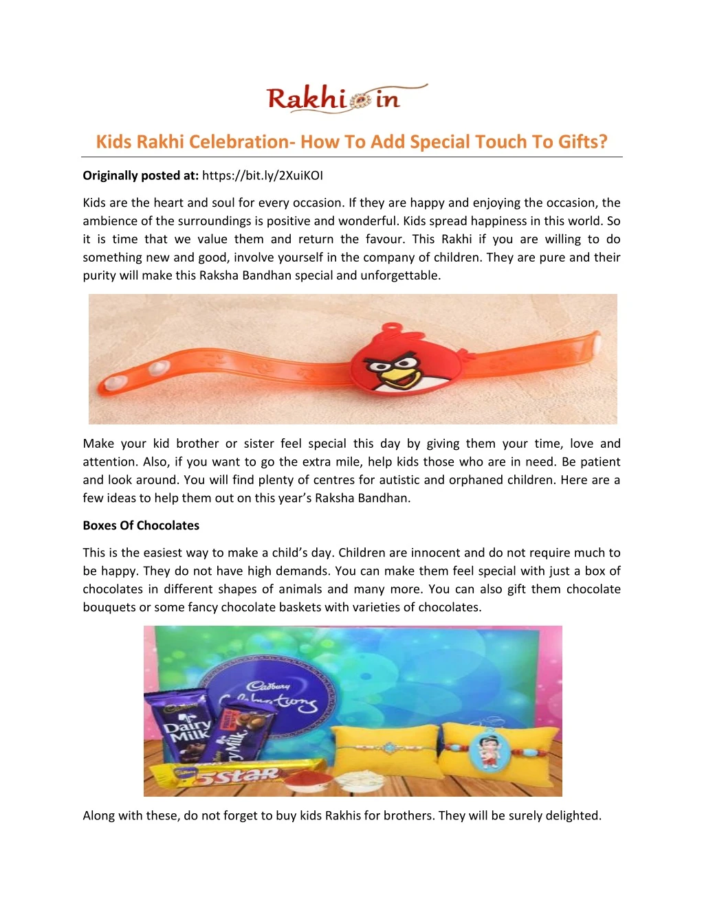 kids rakhi celebration how to add special touch
