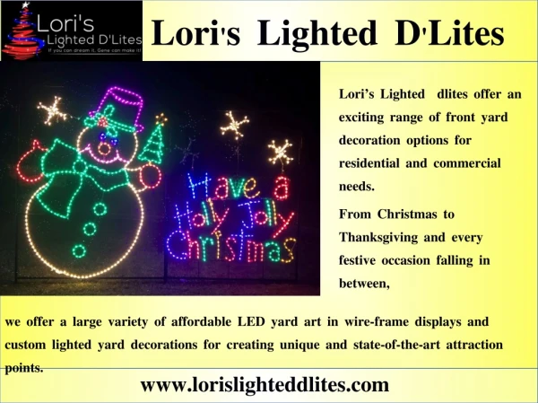 Lighted Outdoor Christmas