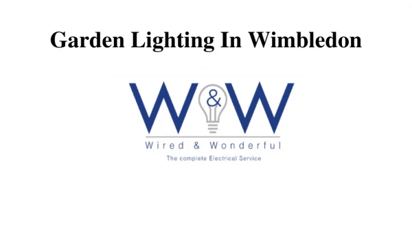 Garden Lighting In Wimbledon