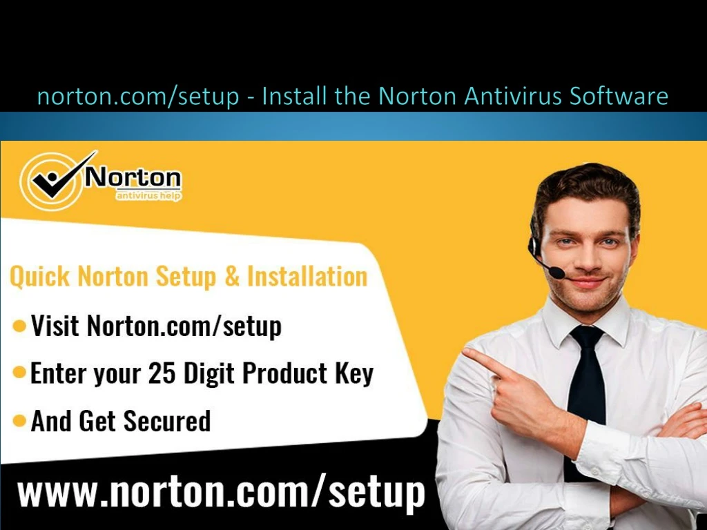 norton com setup install the norton antivirus software