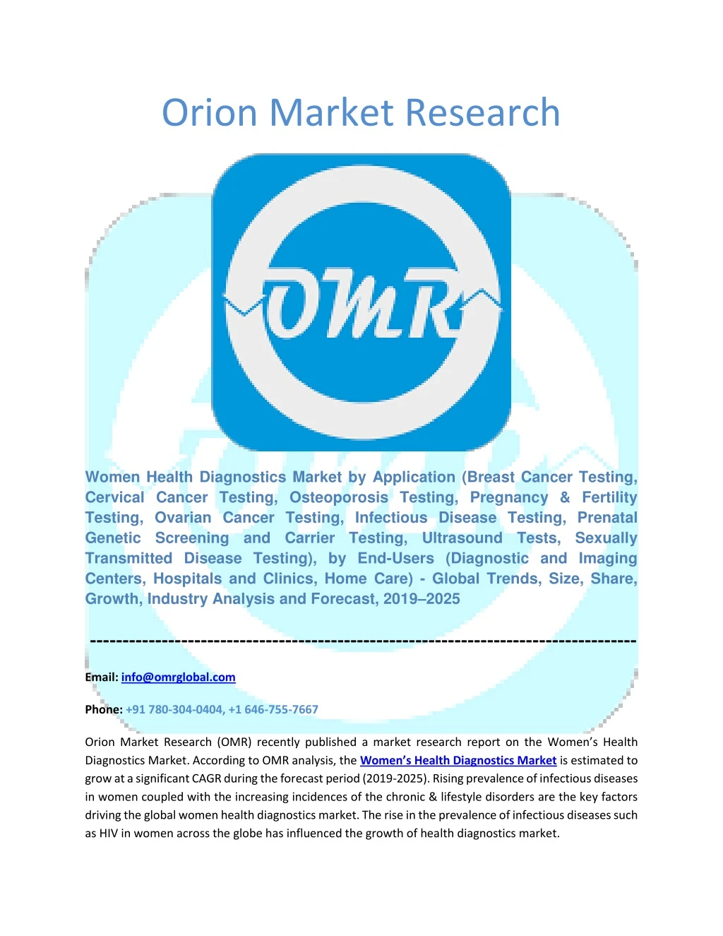 orion market research