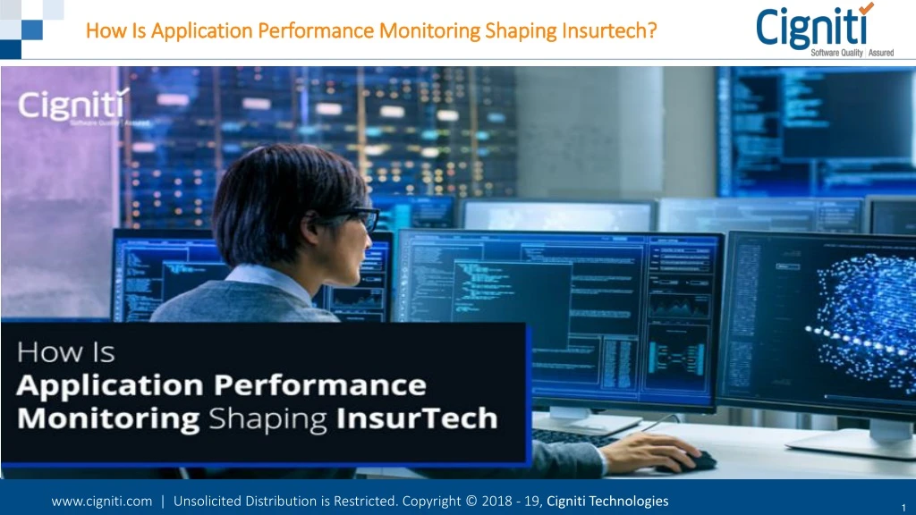 how is application performance monitoring shaping