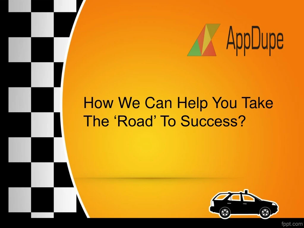 how we can help you take the road to success