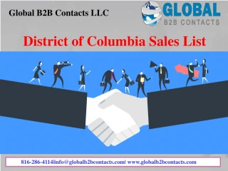 District of Columbia Sales List - slide 1