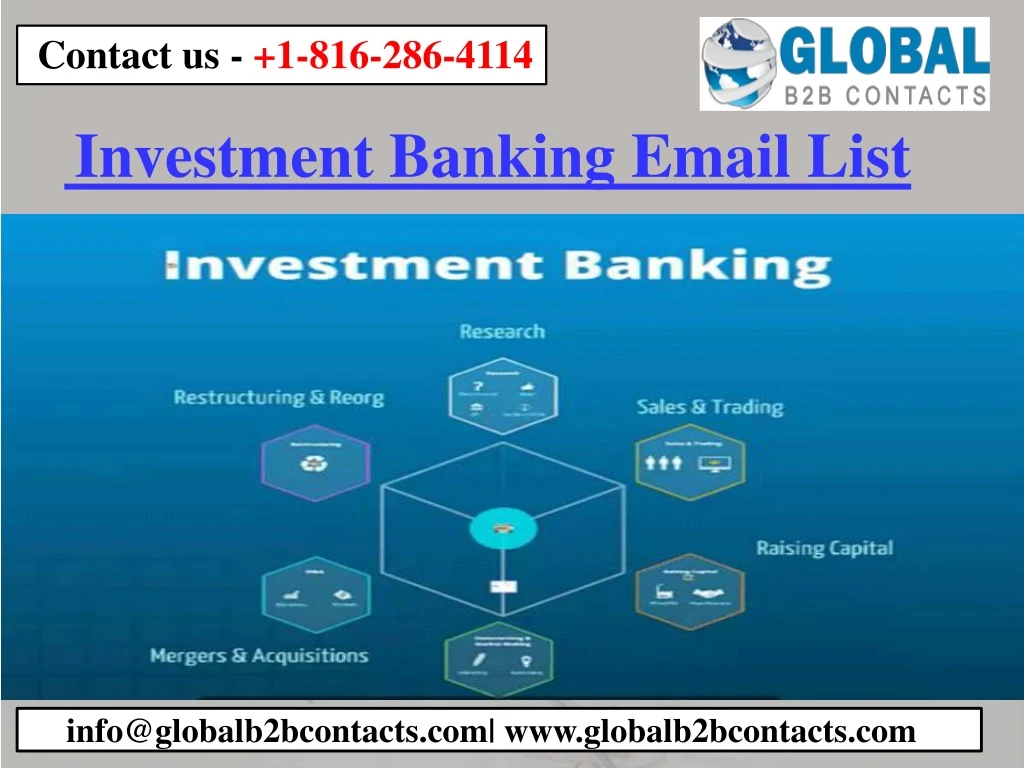 investment banking email list