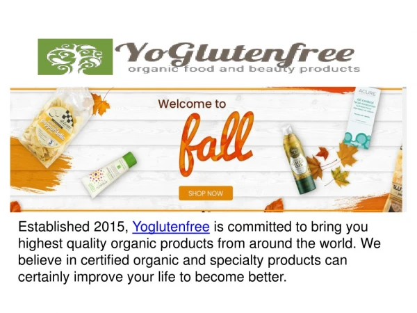 Best Priced Organic Food Products In USA - Gluten Free Store