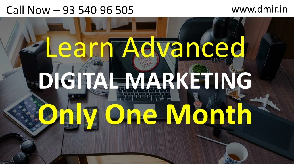 learn advanced digital marketing only one month