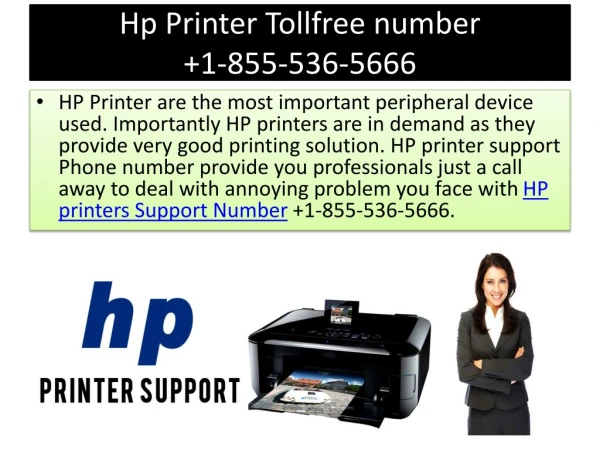 Hp Printer Tollfree number 1-855-536-5666