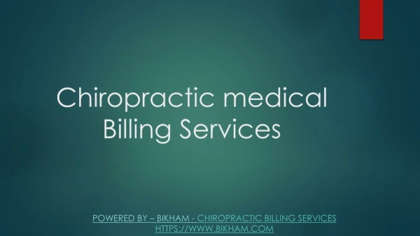 Achieving practice goals with customized chiropractic billing services.