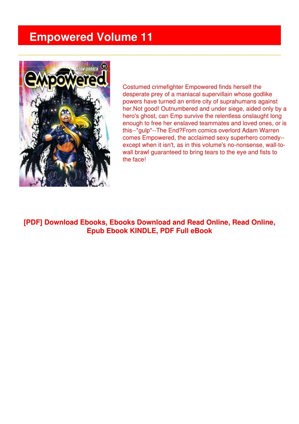 empowered volume 11