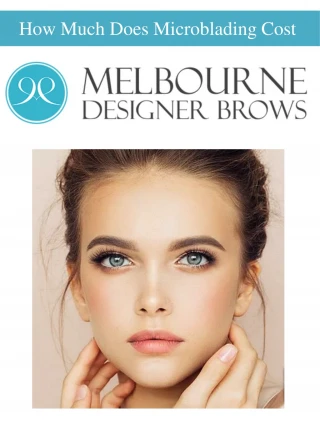 How Much Does Microblading Cost - slide 1