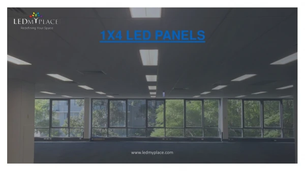 Basic Facts About 1x4 Led Panel Lights