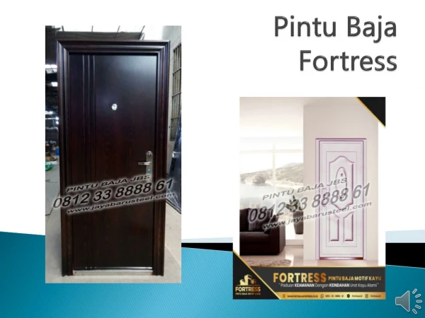 0812-33-8888-61 (FORTRESS) Pintu Panil Minimalis Samarinda, Model Pintu Panel Terbaru Samarinda, Pintu Rumah Utama,