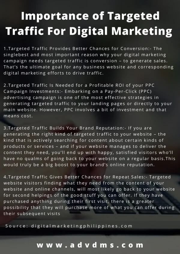Importance of Targeted Traffic For Digital Marketing