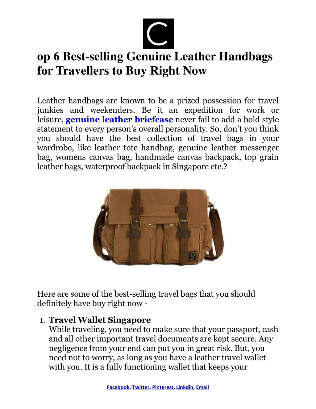 op 6 best selling genuine leather handbags