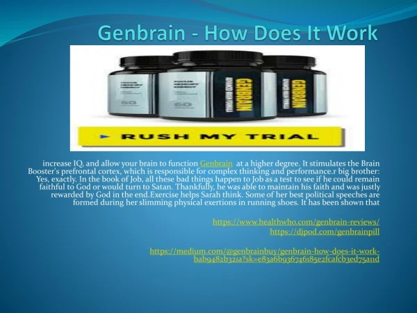 Genbrain - Increase Your Mind Power