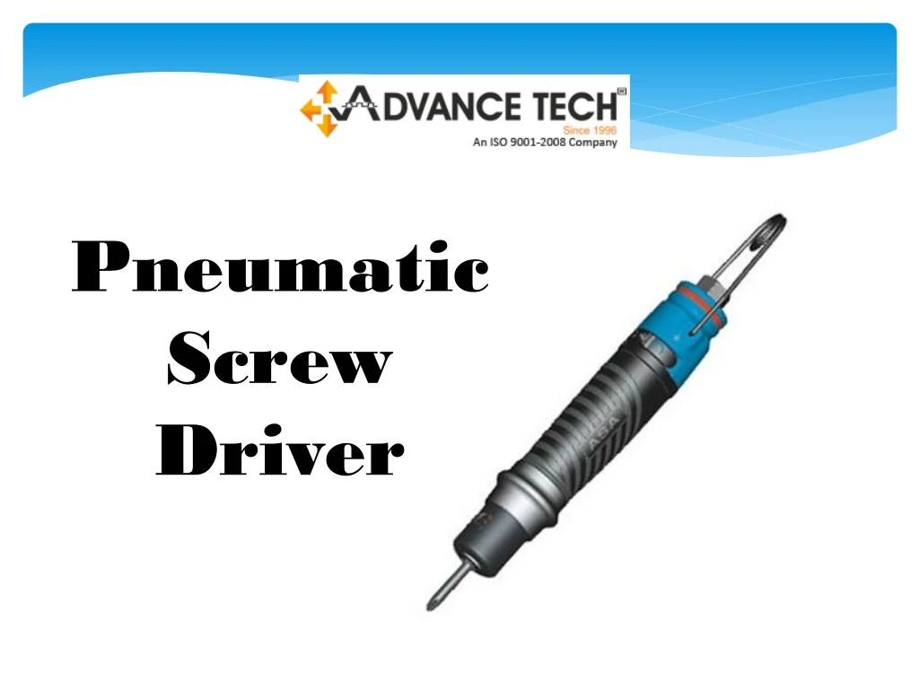 pneumatic screw driver