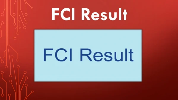 Download FCI Result 2019 -Get FCI Cut Off Marks,Exam Date,Answer Key
