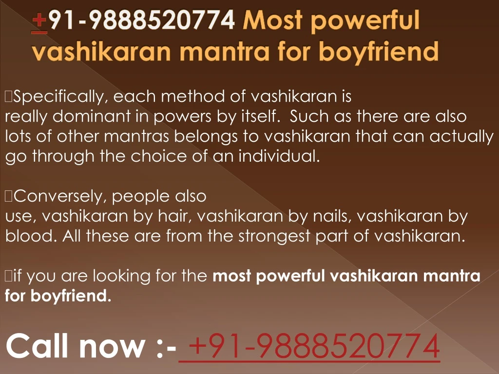 91 9888520774 most powerful vashikaran mantra for boyfriend