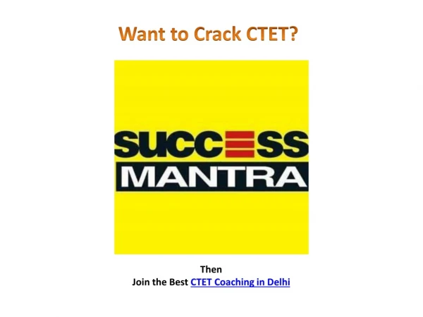 Best CTET Coaching in Delhi