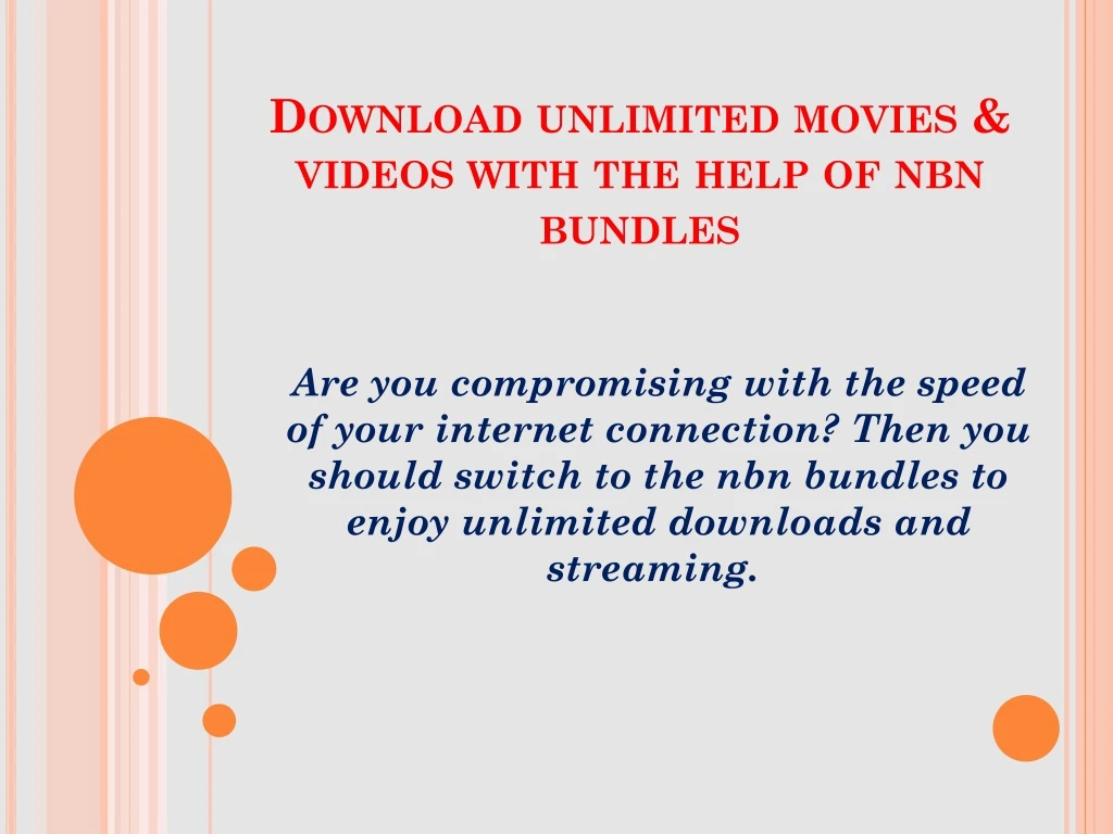 download unlimited movies videos with the help of nbn bundles