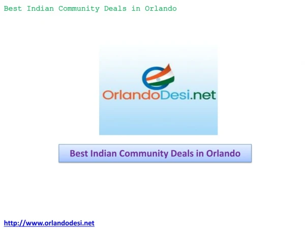 Best Indian Community Deals in Orlando