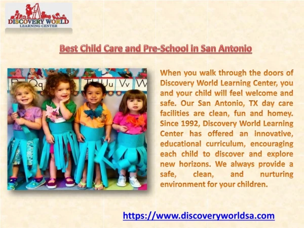 Best Child Care and Pre-School in San Antonio