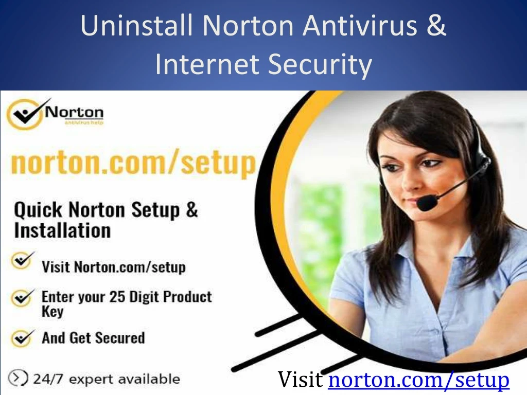 uninstall norton antivirus internet security