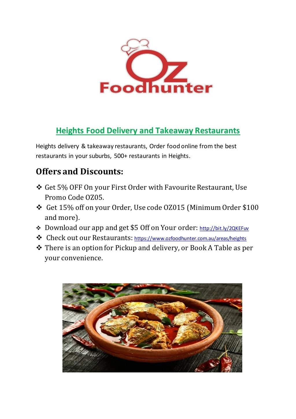 heights food delivery and takeaway restaurants