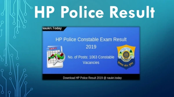 HP Police Result 2019 For 1063 Constable Exam | Check Cut Off Marks