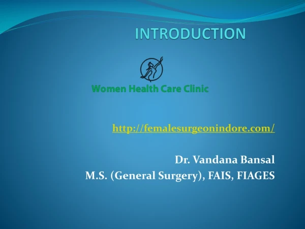Best female doctor & surgeon in indore - femalesurgeonindore.com
