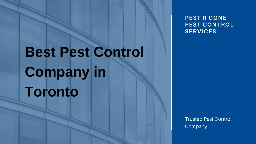pest r gone pest control services