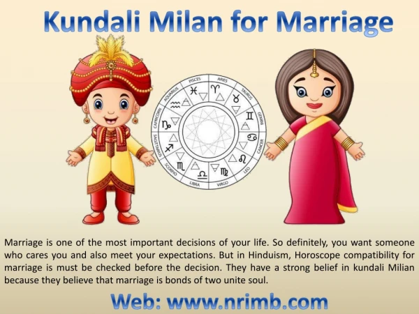 Importance of Kundali Milan for Marriage