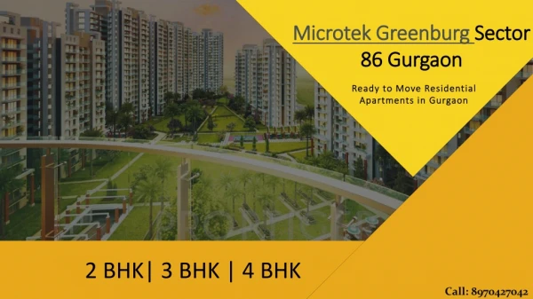 Microtek Greenburg Sector 86 Gurgaon