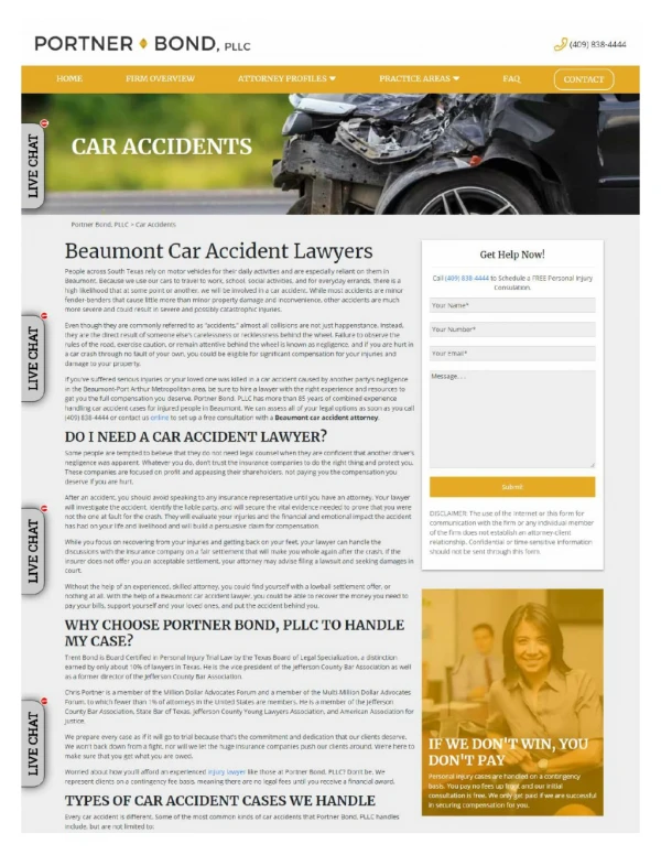 Car Accident Lawyer Beaumont