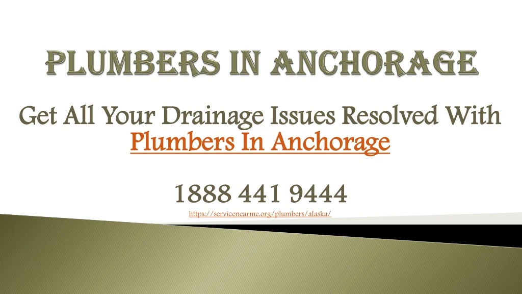 get all your drainage issues resolved with