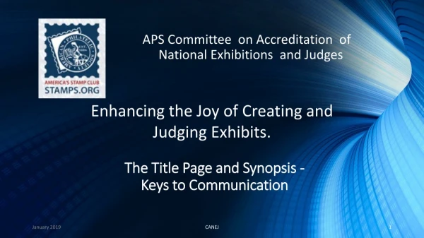 APS Committee on Accreditation of National Exhibitions and Judges