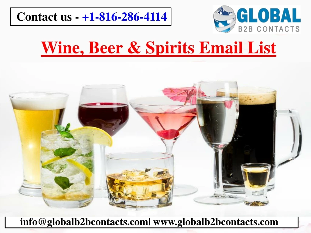 wine beer spirits email list