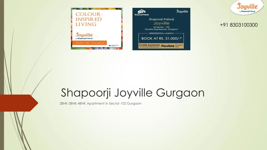 shapoorji joyville gurgaon