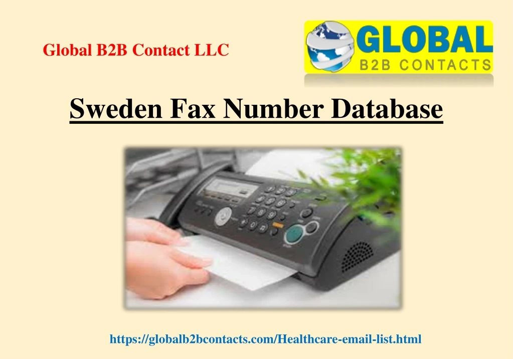sweden fax number database