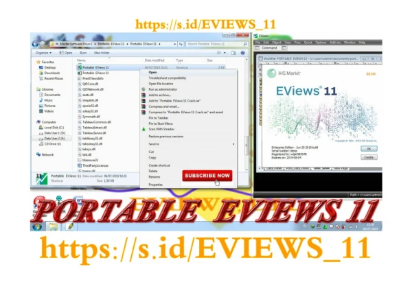 Download Portable EViews 11 Full Version