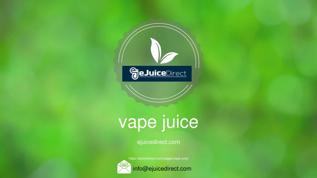 vape juice