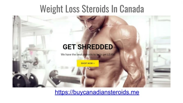 Weight Loss Steroids In Canada