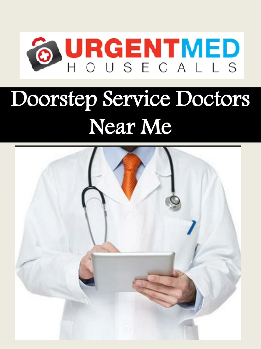 doorstep service doctors near me