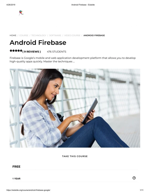 Android Firebase - Edukite