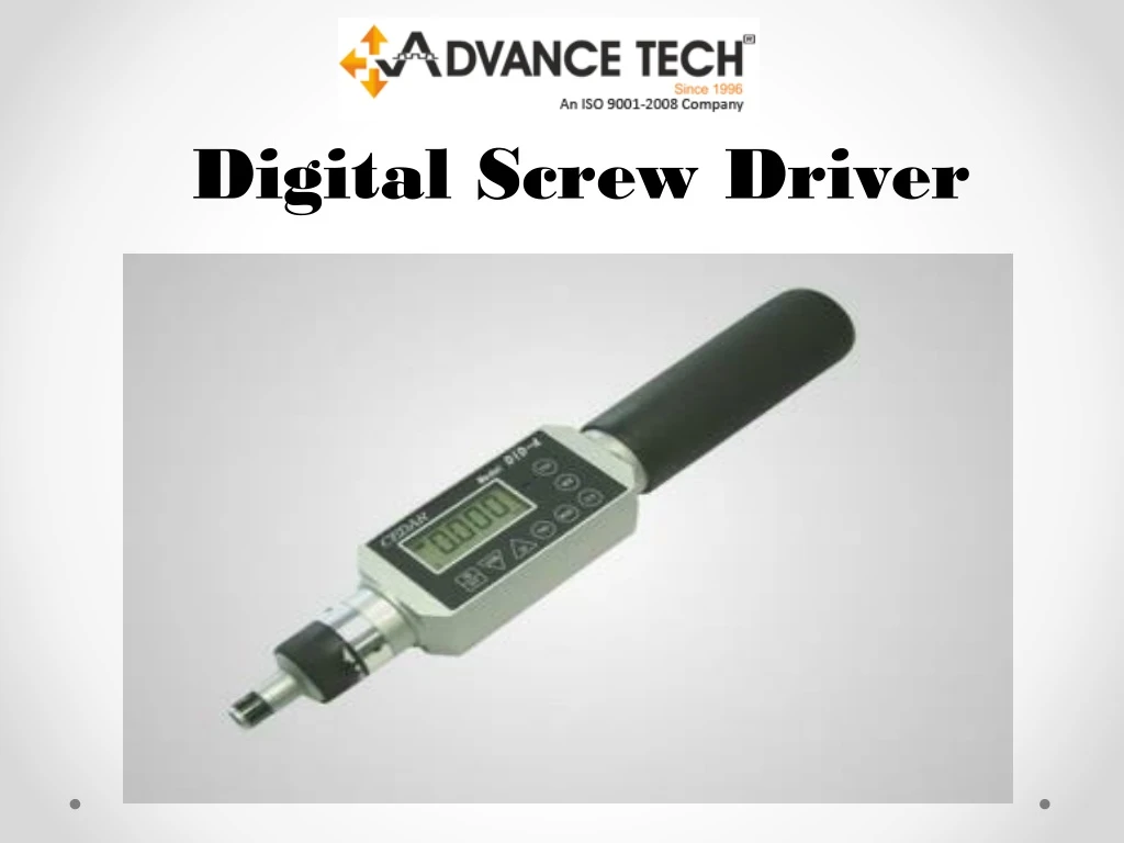 digital screw driver