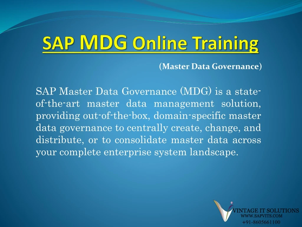 master data governance
